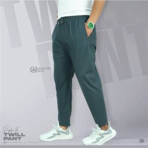 Twill Pant Style Trouser - Light Ash